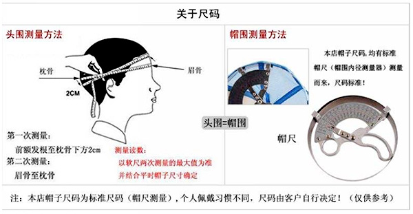 帽子工厂教你怎么测量头围的方法