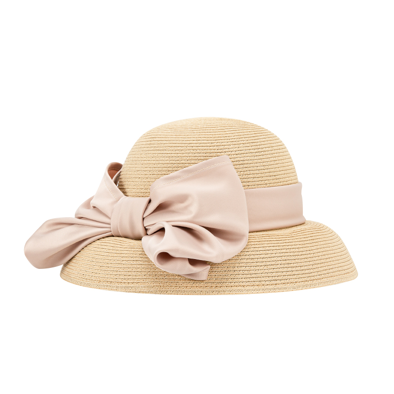 23新款草帽波西米亚风情度假风休闲遮阳折叠帽赫本风优雅